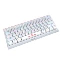 Marvo KG962G WH EN - R, klawiatura US, do gry, mechaniczna rodzaj przewodowa (USB), biała