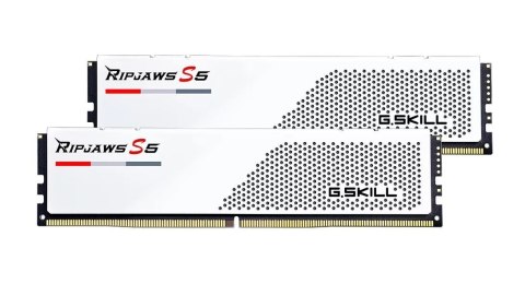 Pamięć PC DDR5 32GB (2x16GB) Ripjaws S5 6000MHz CL30 XMP3 biała