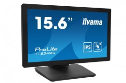 Monitor 15.6 cala T1634MC-B1S IPS,poj.10pkt.450cd,IP65,7H,VGA,HDMI,DP