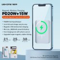 Powerbank indukcyjny 10000 mAh Fast Charging PD 20W MagSafe Biały