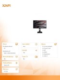Monitor 24 X24P1 IPS DVI HDMI DP Pivot Głośniki