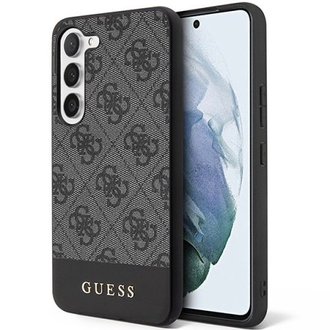 Guess GUHCS24MG4GLGR S24+ S926 czarny/black hardcase 4G Stripe Collection