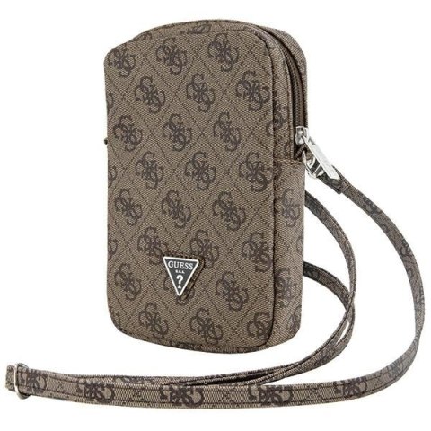 Guess Torebka GUWBZP4GFTSW brązowy/brown Zip 4G Triangle