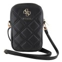 Guess Torebka GUWBZPSQSSGK czarny/black Zip Quilted 4G