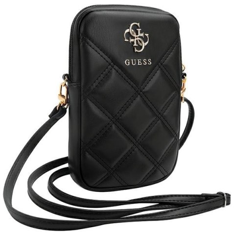 Guess Torebka GUWBZPSQSSGK czarny/black Zip Quilted 4G