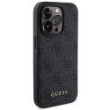 Zestaw Guess GUBPM5P14X4GEMGK iPhone 14 Pro Max 6.7" hardcase + Powerbank 5000mAh MagSafe czarny/black 4G Metal Logo