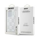DKNY DKHCP15LLCPEPT iPhone 15 Pro 6.1" biały/white hardcase Liquid Glitter Multilogo