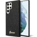 Guess GUHCS24LHGGSHK S24 Ultra S928 czarny/black hardcase Glitter Script