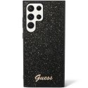 Guess GUHCS24LHGGSHK S24 Ultra S928 czarny/black hardcase Glitter Script