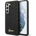 Guess GUHCS24MHGGSHK S24+ S926 czarny/black hardcase Glitter Script