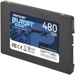 Dysk SSD PATRIOT Burst Elite 480 GB Burst Elite (2.5″ /480 GB /SATA III (6 Gb/s) /450MB/s /320MB/s)