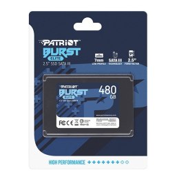 Dysk SSD PATRIOT Burst Elite 480 GB Burst Elite (2.5″ /480 GB /SATA III (6 Gb/s) /450MB/s /320MB/s)