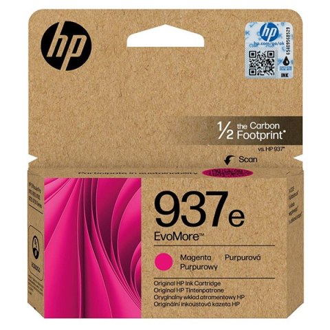 HP oryginalny ink EvoMore 4S6W7NE, HP 937e, magenta, 1650s