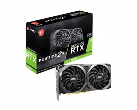 Karta graficzna MSI GeForce RTX 3060 VENTUS 2X 12G OC RTX 3060 VENTUS 2X 12G OC