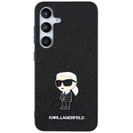 Karl Lagerfeld KLHCSA35GKNPSK A35 A356 czarny/black hardcase Fixed Glitter Ikonik Logo Metal Pin