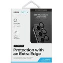 UNIQ Optix Aluminium Camera Lens Protector Sam S24+ S926 midnight black szkło na obiektyw aparatu z aplikatorem