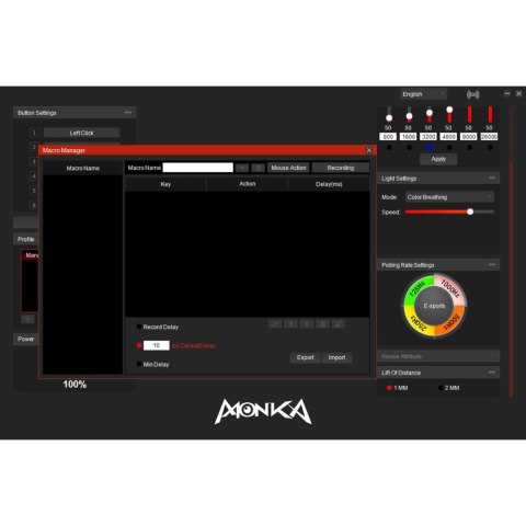 Mysz bezprzewodowa, Marvo MONKA G995W, biała, optyczna, 26000DPI