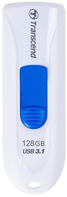 Pendrive (Pamięć USB) TRANSCEND (128 GB \Biało-niebieski )