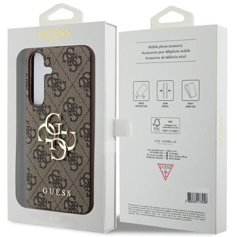 Guess GUHCSA354GMGBR A35 A356 brązowy/brown hardcase 4G Big Metal Logo