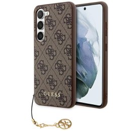 Guess GUHCSA55GF4GBR A55 A556 brązowy/brown hardcase 4G Charms Collection