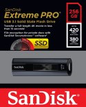 Pendrive SanDisk EXTREME PRO SDCZ880-256G-G46 (256GB; USB 3.1; kolor czarny)