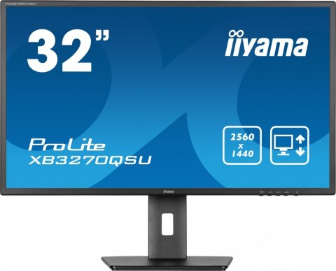 Monitor 32 cale XB3270QSU-B1 IPS,WQHD,HDMI,DP,100Hz,250cd,3ms,2x2W, 3xUSB(3.2),FlickerFree,VESA,HAS(150mm)