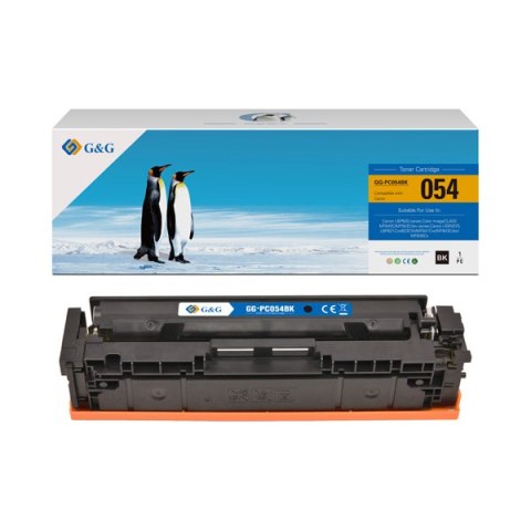 G&G kompatybilny toner z Canon 054K, NT-PC054BK, black, 1500s