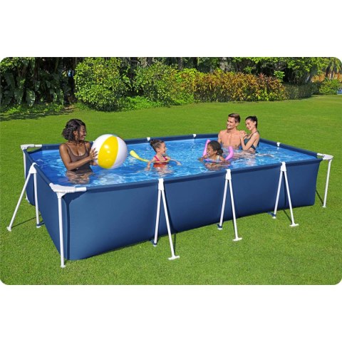 Basen ogrodowy stelażowy 400 x 211 x 81 cm 5w1 Bestway 56405N