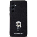 Karl Lagerfeld KLHCSA35GKNPSK A35 A356 czarny/black hardcase Fixed Glitter Ikonik Logo Metal Pin