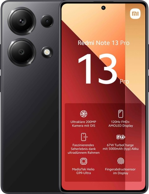 Smartfon Xiaomi Redmi Note 13 Pro 8/256GB Midnight Black