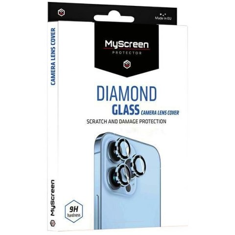 MS Diamond Glass Camera Lens Cover iPhone 15 Pro 6.1"/15 Pro Max 6.7" czarny/black Ochrona na obiektyw aparatu