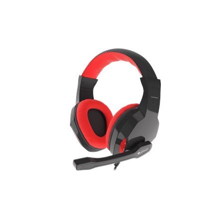 GENESIS ARGON 110 Gaming Headset, nauszny, przewodowy, mikrofon, czarny/czerwony | Genesis | ARGON 110 | przewodowy | nauszny