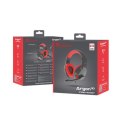 GENESIS ARGON 110 Gaming Headset, nauszny, przewodowy, mikrofon, czarny/czerwony | Genesis | ARGON 110 | przewodowy | nauszny