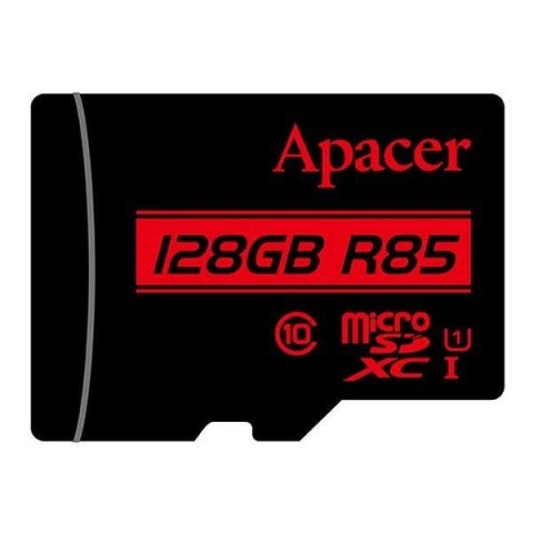 Karta pamięci microSDXC Apacer R85 128GB (85/10 MB/s) Class 10 U1 + Adapter