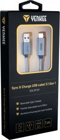 Kabel USB A 3.1 / USB C 3.1 transfer 5Gb/s /3A 15W