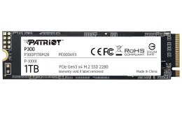 DYSK SSD PATRIOT M.2 1TB 2280 P300 NVMe Gen3x4 2100/1650MBs