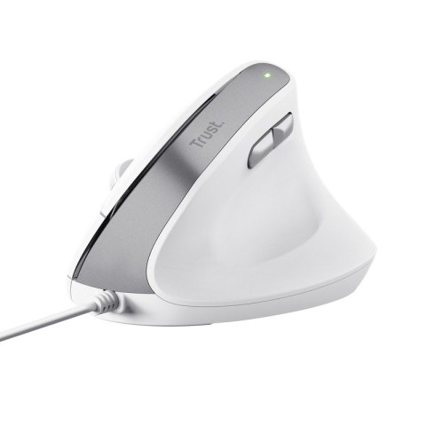 Mysz ergonomiczna przewodowa Bayo II biała