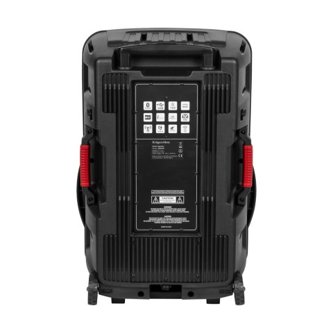 Aktywna kolumna głośnikowa (z 2 mikrofonami bezprzewodowymi UHF, SD, Bluetooth, FM, USB, LED) 60 Watt