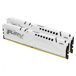 Pamięć DDR5 Fury Beast 64GB(2*32GB)/6000 CL30 EXPO biała