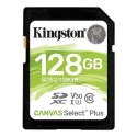 Karta pamięci Kingston Canvas Select Plus SDS2/128GB (128GB; Class U3, V30; Karta pamięci)