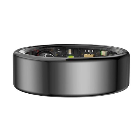 Smart RING czarny, pomiar ciśnienia, tętno, monitorowanie snu, 8", Powerton