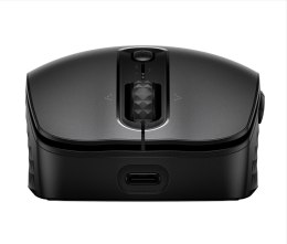 Mysz HP 690 Qi-Charging Rechargeable Wireless Mouse Black bezprzewodowa z akumulatorem czarna 7M1D4AA