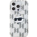 Karl Lagerfeld KLHCP15XHKLPCHT iPhone 15 Pro Max 6.7" transparent hardcase IML Choupette Head & Monogram