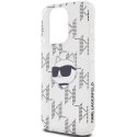 Karl Lagerfeld KLHCP15LHKLPCHT iPhone 15 Pro 6.1" transparent hardcase IML Choupette Head & Monogram