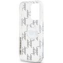 Karl Lagerfeld KLHCP15LHKLPCHT iPhone 15 Pro 6.1" transparent hardcase IML Choupette Head & Monogram