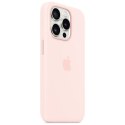 Etui Apple MT1F3ZM/A iPhone 15 Pro 6.1" MagSafe jasnoróżowy/light pink Silicone Case