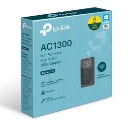 TP-LINK USB klient Archer T3U 2.4GHz i 5GHz, IPv6, 867Mbps, 802.11ac