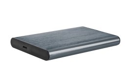 GEMBIRD OBUDOWA USB 3.1 NA DYSK HDD/SSD 2.5'' SATA SZCZOTKOWANE ALUMINIUM, SZARA