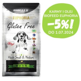 BIOFEED Euphoria G-F psy SMALL&MID jagnięcina 12kg