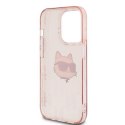 Karl Lagerfeld KLHCP13XHKLPCHP iPhone 13 Pro Max 6.7" różowy/pink hardcase IML Choupette Head & Monogram